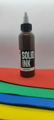 有毒な有機性完全菜食主義者の固体インク入れ墨インク焦茶30ML 260ML非