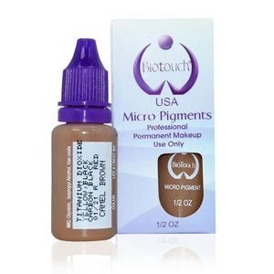 15ml Biotouch マイクロブレードの顔料のブラウンの永久的な構造の化粧品は1/2 OZにインクをしみ込ませる