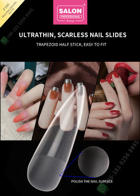 500pcs無光沢の女性Artificial的なHalf Nail Tipsおよび完全なカバー偽の釘