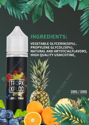 ニコチンのE液体VapeジュースのEタバコのVaping液体30ml 60ml Vapeのジュースのオレンジ好み