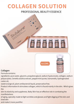 10ml プライベート ラベル スタリダーム 抗老化 緊縮 ペプチド コラーゲン アロエ 顔面 エッセンス 漂白 抗しびれ 血清
