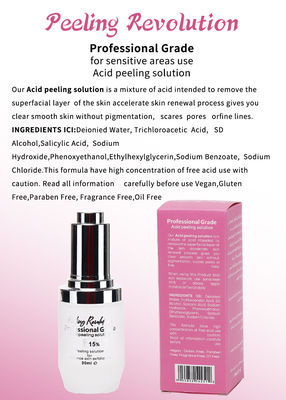 30ml スキンピリングセラム/プロフェッショナルグレードの液体セット 顔皮膚剥離溶液
