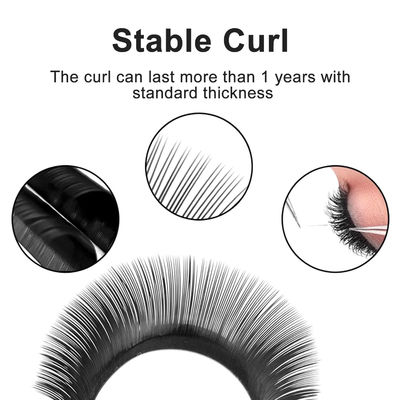 プリメイド 軽量 毛穴 8-15mm 自然に柔らかい 密度の高い 偽毛穴 12列