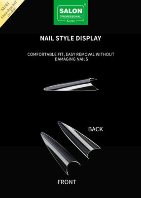 鋭い形 偽爪 ハーフカバー ABS アクリル 偽爪 卸売