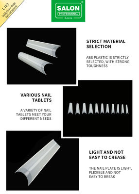 ハーフカバー ヒント 縫い目のないマニキュア アクセサリーキット 超薄いネイル拡張品 DIY ネイルアート