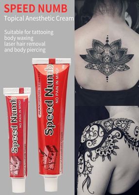 Speed Numb Premium 10g/pcs Tattoo Numbing Cream for Fast Numbing and Semi-Permanent Makeup