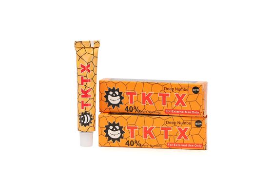 TKTX 75% 麻酔クリーム 痛みのないタトゥーと半永久的なメイクのための水性非油性麻酔クリーム