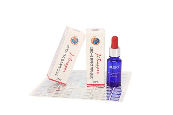 Jilong 迅速作用型タトゥー麻酔液 20ml/ボトル 痛みを軽減 出血を止め アレルギーを予防