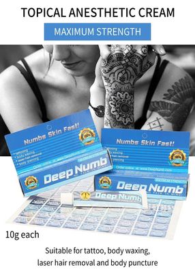 Tattoo Deep Numb Tattoo Numbing Cream Lip Eyeliner Eyebrows Tattoo Piercing Miro-Blading Semi-Permanent Makeup Anesthetic Cream