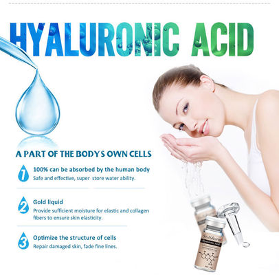 Hyaluronic酸のMeso血清のMicroneedlingの自然な顔の明るくなる血清