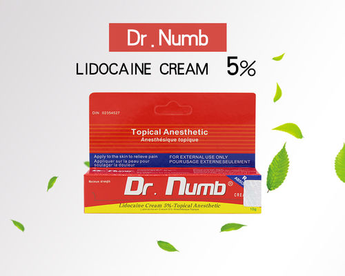 永久的なNumb Lidocaine Cream 10g構造の先生の入れ墨停止苦痛の項目感覚をなくするクリーム