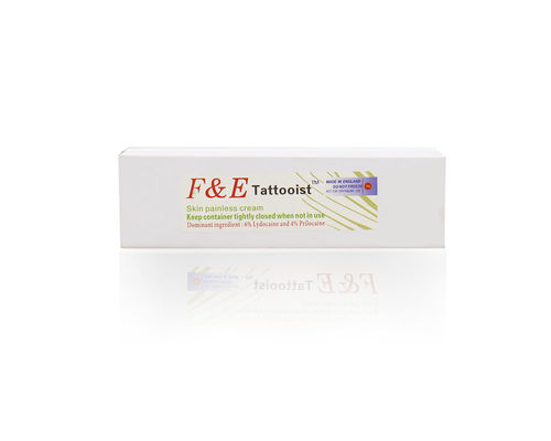 F&E 30gの入れ墨のPemanentの構造の眉毛の唇の入れ墨Microneedlingのための無感覚なクリーム色の永久的な構造のリドカインのクリーム