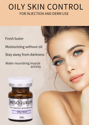 オイル制御皮のバランスの血清のMeso贅沢な24k金のペプチッド血清セットの商標OEM