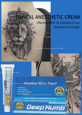 deep numb 10g stop faster pain cream