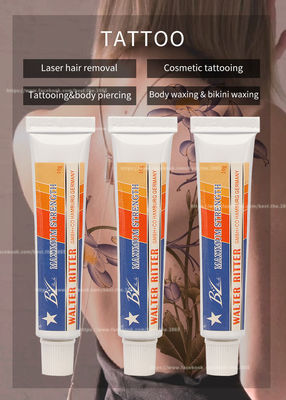 BL 20%の入れ墨のMicroneedlingの感覚をなくするリドカインのクリーム10g白い即刻停止痛みの軽減のクリーム