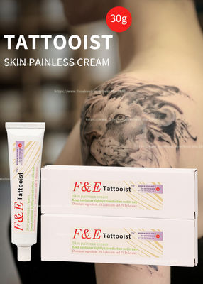 30G 3時間持続する麻酔の麻痺するクリーム/F&EのTattooistの皮の痛みのないクリーム