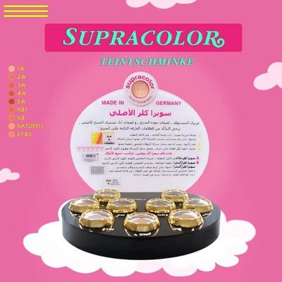 20の色のKryolan Supracolor防水オイル制御化粧品は外皮のために緩む