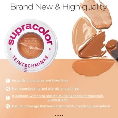KRYOLAN SUPRACOLOR 財団 ドイツ オリジナル 顔面 耐久性