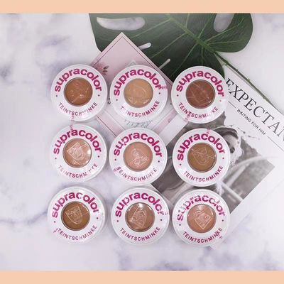 20の色のKryolan Supracolor防水オイル制御化粧品は外皮のために緩む