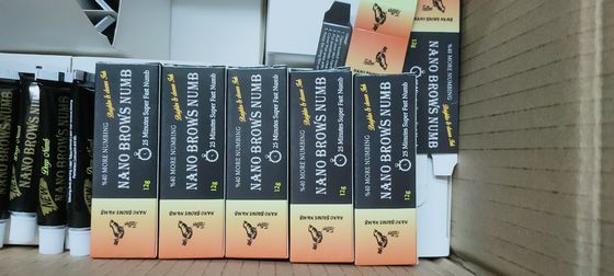 ナノの無感覚な麻酔のクリーム/入れ墨のリドカインのクリーム10Gの入れ墨の永久的な構造のリドカインのクリーム