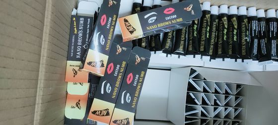 ナノの無感覚な麻酔のクリーム/入れ墨のリドカインのクリーム10Gの入れ墨の永久的な構造のリドカインのクリーム