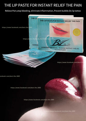 Stop Bleeding Anesthetic Lip Paste Permanent Makeup Lip Pad Anti Allergy