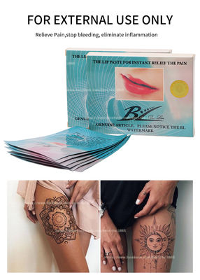 Stop Bleeding Anesthetic Lip Paste Permanent Makeup Lip Pad Anti Allergy