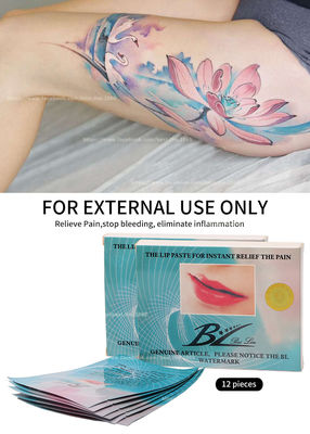Stop Bleeding Anesthetic Lip Paste Permanent Makeup Lip Pad Anti Allergy