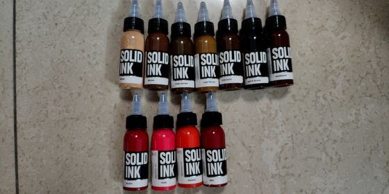 自然な色の永久的な構造の顔料30ML 60MLの固体インクTatttooインク