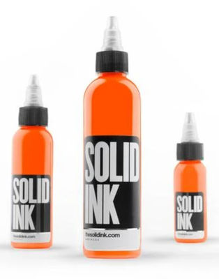 純粋で永久的な構造の顔料のオレンジ入れ墨インク固形物の入れ墨インク30ML 60ML 120ML 260ML