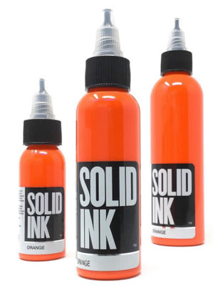 純粋で永久的な構造の顔料のオレンジ入れ墨インク固形物の入れ墨インク30ML 60ML 120ML 260ML