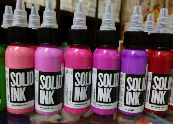 Fuchsia Micro Solid ink Natural Tattoo Permanent Makeup Pigment 30ML 60ML 120ML 260ML FDA Tattoo Ink