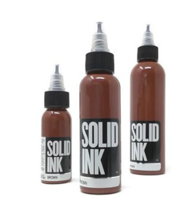 Natural Looking Permanent Makeup Pigment Solid Ink Tattoo Ink Vegan Chocolate 30ML