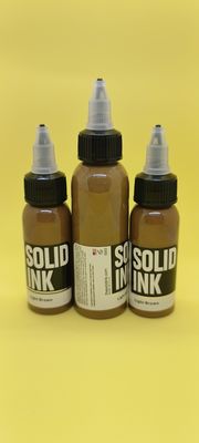 60ML 120MLの固体インク入れ墨インク マイクロは薄茶に彩色する