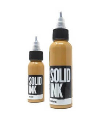 黄土色の固体インク入れ墨インク マイクロ顔料30ML 60ML 120ML 260ML