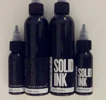 Natural Color Permanent Makeup Pigment 30ML 60ML Solid Ink Tatttoo Ink