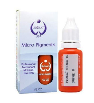 Biotouch MicrGel polishgmentのオレンジ顔料色のMicrGel polishgmentationを影で覆う永久的な構造のMicrobladingの供給の眉毛