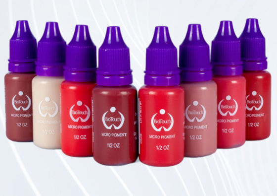Biotouch MicrGel polishgmentのオレンジ顔料色のMicrGel polishgmentationを影で覆う永久的な構造のMicrobladingの供給の眉毛