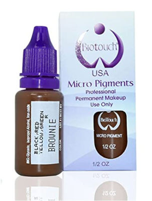 Biotouchのマイクロ顔料のブラウニーの顔料色のMicrGel polishgmentationを影で覆う永久的な構造のMicrobladingの供給の眉毛