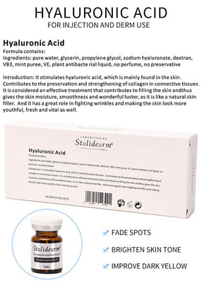 Stalidearmの元のHyaluronic酸の青年は注入が安全で物質的な本質を使用する血清のより若い表面のための自然な効果を置いた