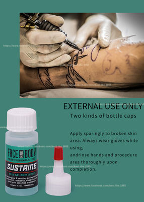 Green Sustaine Numbing Gel 35ML Anti Allergy Anesthetic Gel For Tattoo