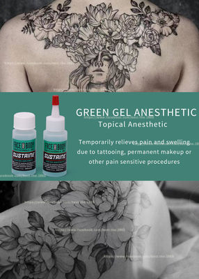 Lidocaine Sustaine Blue Gel Anesthetic Tattoo Numbing 1.2OZ Anti Allergy