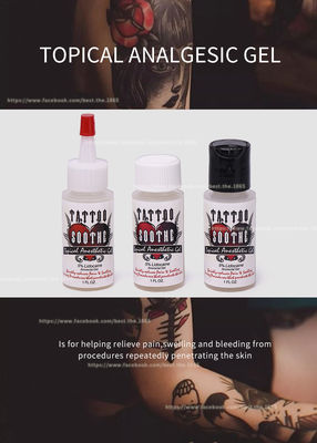 White Transparent Tattoo Numbing Gel 10g OEM Logo For Permanent Makeup