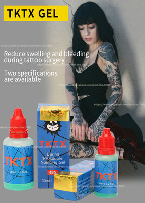 40% 15ml 30ml Lidocaine Numbing Gel Painless TKTX Anesthetic Gel For Skin