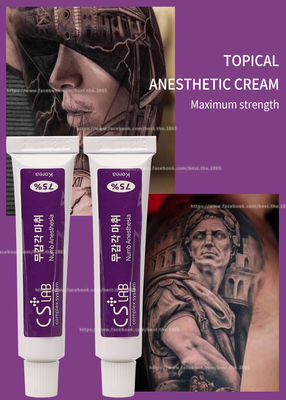 Eyebrow Tattoo Numb Anesthetic Cream 10g Stop Pain Cream CSLab 75% Permanent Makeup Licocaine Cream