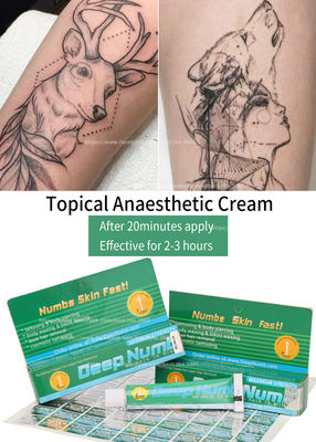TKTX Deep Numb Anesthetic Lidocaine Tattoo Cream 10g Stop Pain Apply 20 Mins Effect Lasting For 3 Hours