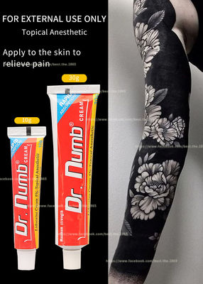 Non Oily Numb Anesthetic Cream Dr Numb 30g Lidocaine Cream For Lip Eyebrow Tattoo Laser Hair Removal