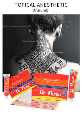 Non Oily Numb Anesthetic Cream Dr Numb 30g Lidocaine Cream For Lip Eyebrow Tattoo Laser Hair Removal