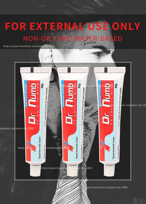 30g Numb Anesthetic Cream / Dr Numb Tattoo Numbing Cream Lasting Effect For 3 Hours