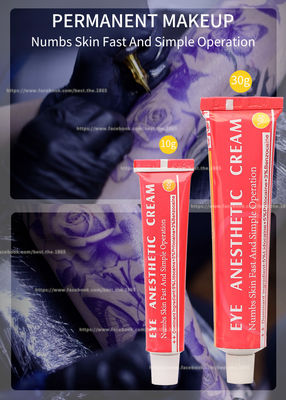 Lidocaine Permanent Makeup Numbing Cream / Eye Anesthetic Cream 10g 30g